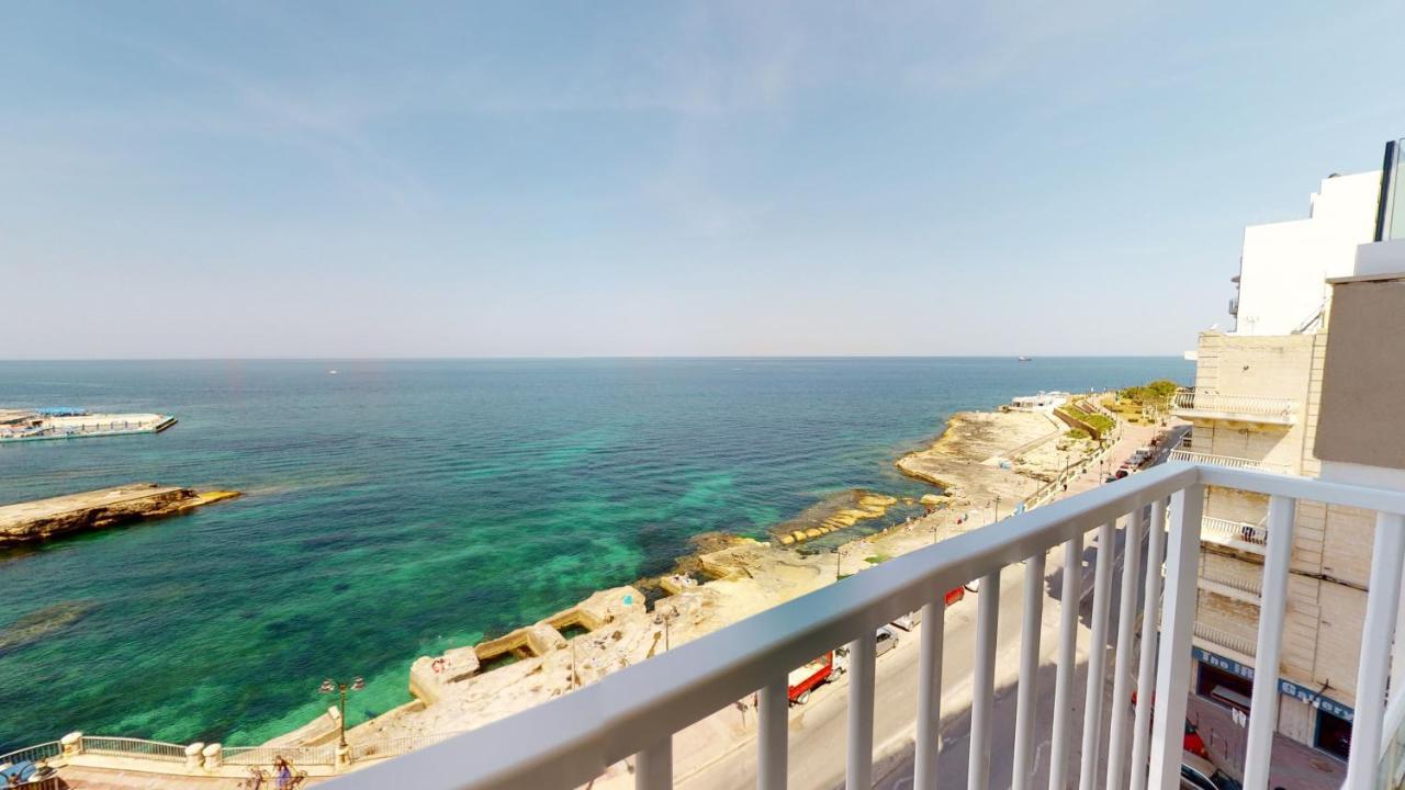 6Th Floor Seafront Apartment With Open Sea Views Sliema Exterior foto